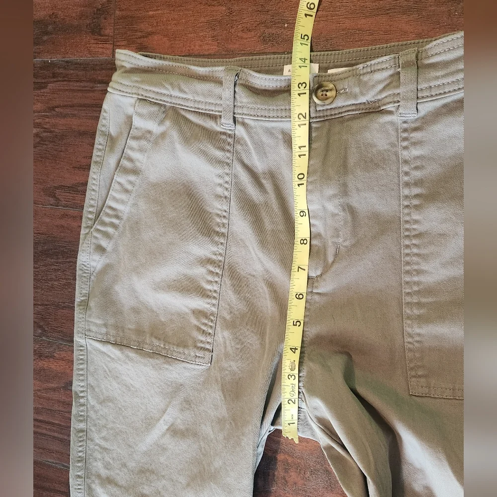 A New Dat High-Rise Tapered Ankle Chino Pants Elastizano